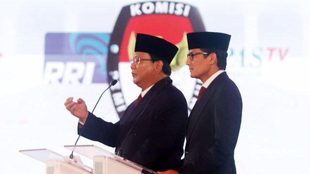 Hasil Survei: Prabowo-Sandiaga Unggul di Empat Provinsi di Pulau Jawa