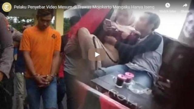 Pemuda Ini Ditangkap Polisi, Karena Rekam Sejoli Lagi Mesum di Gubuk