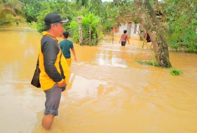 Banjir di Batanghari, Puluhan Rumah Terendam