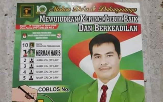 Herman Haris Caleg PPP Untuk DPRD Kabupaten Kerinci