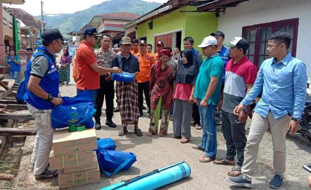 Pemkot Sungai Penuh Bantu Korban Bencana Alam