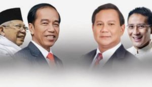 Jokowi-Ma'ruf Vs Prabowo-Sandiaga