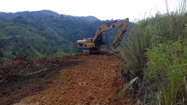 Pra TMMD di Sungai Penuh, Pekerjaan Jalan Terus Dipacu