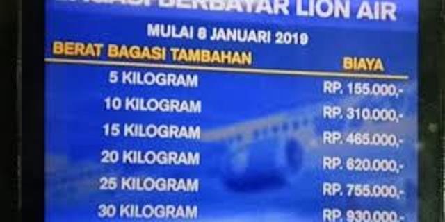 Kemenhub Evaluasi Tarif Bagasi Berbayar Lion Air