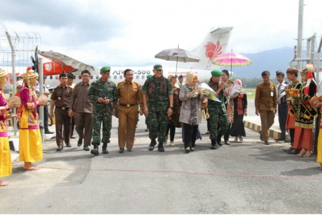 Bupati Kerinci Sambut Kunjungan Kerja Brigjen Syarial Kasdam II Sriwijaya