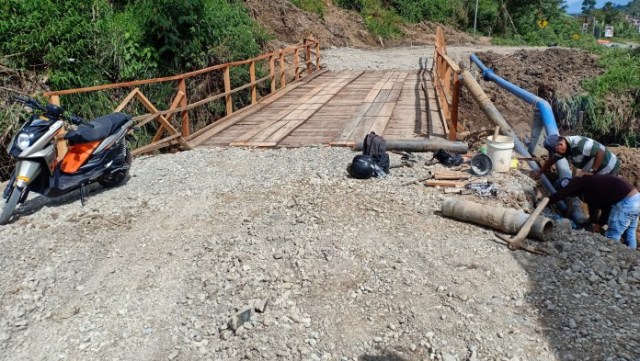 Pekerjaan Proyek Jembatan Siulak Kabupaten Kerinci