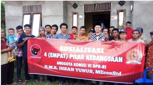 Ihsan Yunus Sosialisasi Empat Pilar Kebangsaan