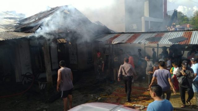 Warung Warga di Sarolangun Terbakar, Akibat Percikan Api Rokok