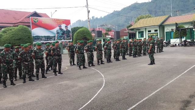 Hari Buruh, Prajurit Kodim Kerinci Siaga