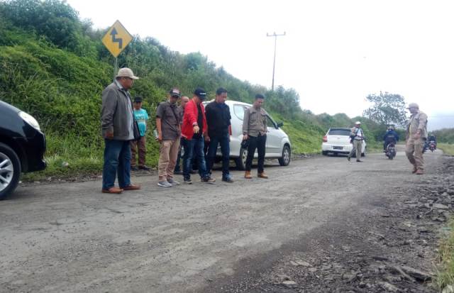 LSM Perisai Kobra, BPJN Jambi Cek Pekerjaan Fisik Jalan Nasional di Kerinci