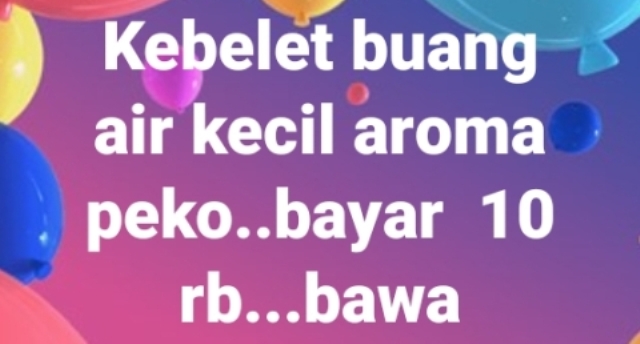 Kebelet Buang Air Kecil Aroma Peco Bayar 10 Ribu