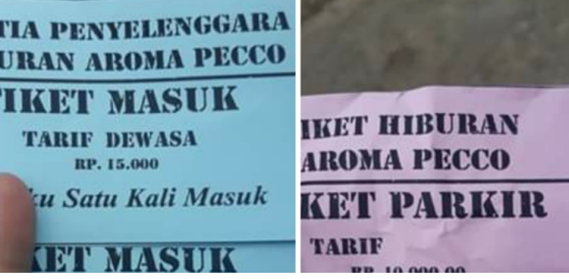 Tiket Masuk Objek Wiata Kerinci