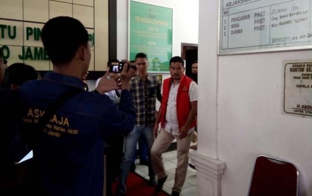 Marzuki, mantan Kades Kasang Lopak Alai Kecamatan Kumpeh Ulu, Muaro Jambi. Foto: Jambiseru.com