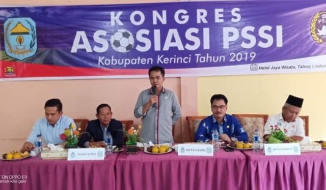 Aklamasi, Yuldi Herman Pimpin Askab PSSI Kerinci