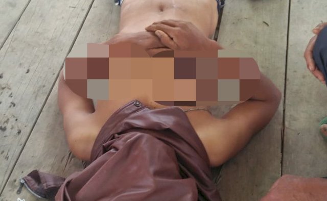 Dandri (30) warga Desa Pulau Tengah Kecamatan Jangkat yang ditemukan tewas gantung diri