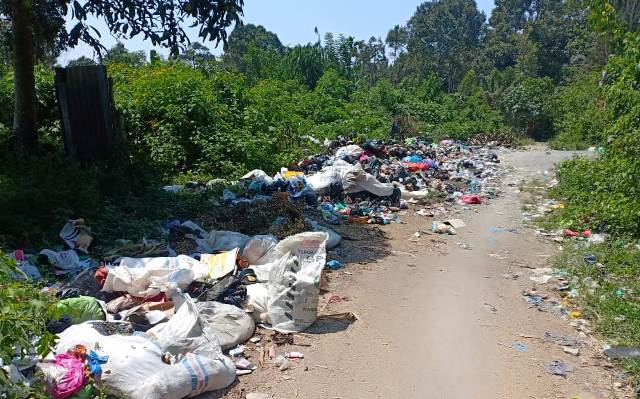 Aroma Tak Sedap Dan Sampah Menumpuk Di Jalan Desa Pancuran Tiga Kerinci Time 