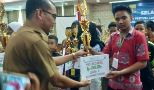 Siswa SMP 8 Sungai penuh menjuarai salah satu cabang yang dilombakan O2SN tingkat Provinsi Jambi Tahun 2019