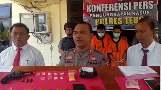 Bandar narkoba di Tebo didor timah panas. Foto: Sidakpost.id