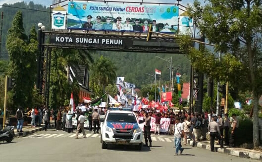 Bergerak, Mahasiswa di Kerinci Gelar Aksi Tolak RUU KPK