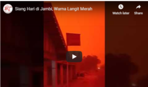 Video, Siang Hari Langit Jambi Memerah