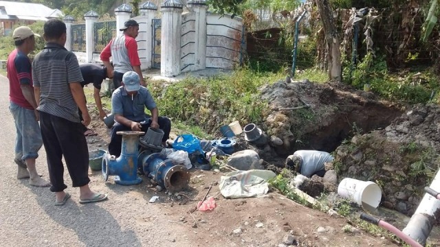 Pekerjaan Jaringan dipacu, Pasokan Air ke Tanjung Pauh Segera Teratasi