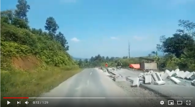 Video Pekerjaan Median Jalan Lubuk Nagodang – Komplek Kantor Bupati Kerinci Bukit Tengah