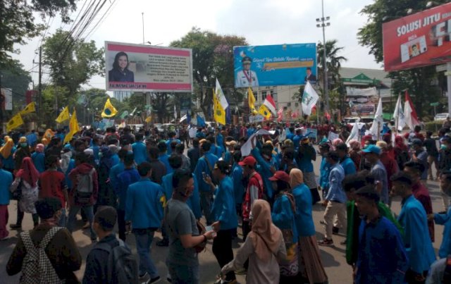 Unjuk Rasa Mahasiswa Cipayung Jambi Desak Pemerintah Selesaikan Karhutla