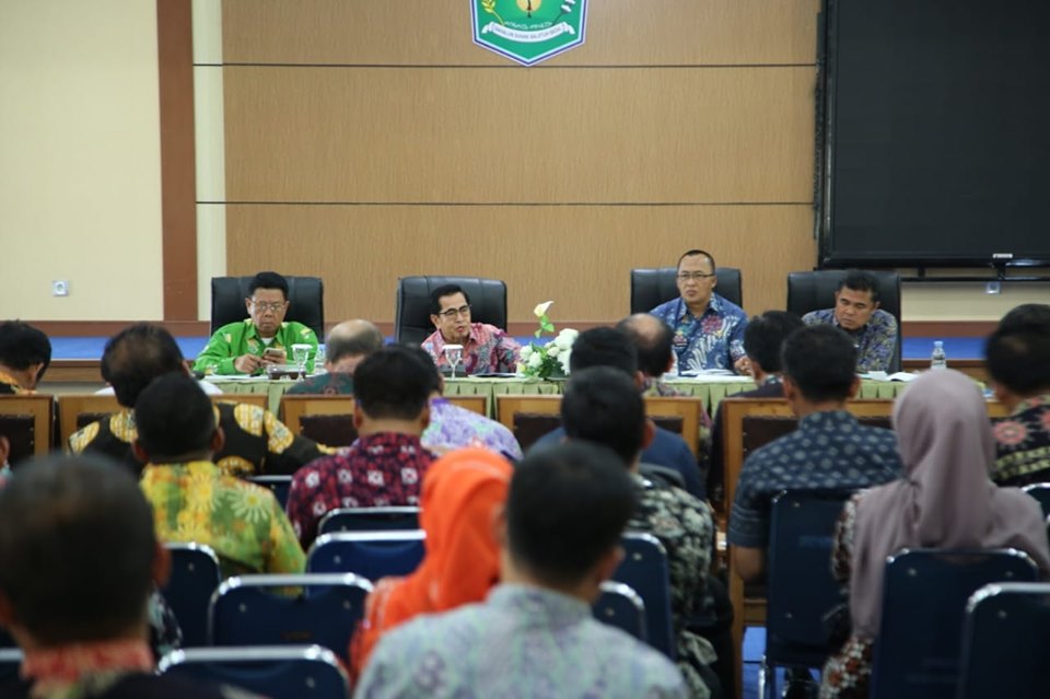 Wako Pimpin Rapat Evaluasi Realisasi APBD 2019