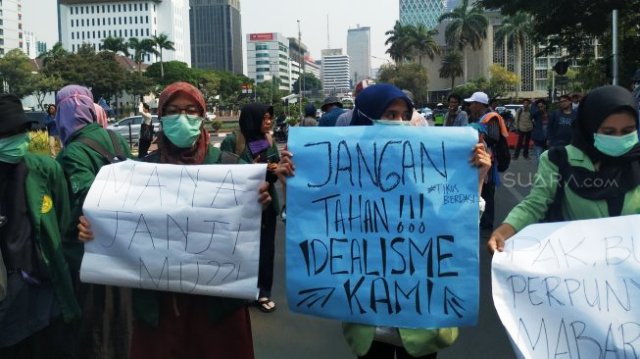 Jokowi Sudah Didemo Mahasiswa dari BEM Seluruh Indonesia Sehari Setelah Dilantik