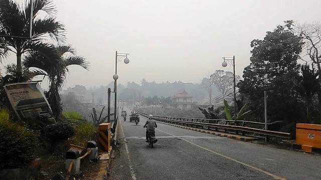 Kabut Asap Kembali Pekat di Merangin