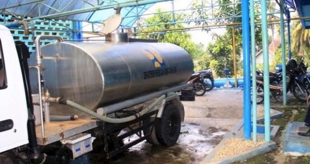 Abunyani : Ada Pipa Terbakar, Pelayanan PDAM di Sungai Duren Lumpuh