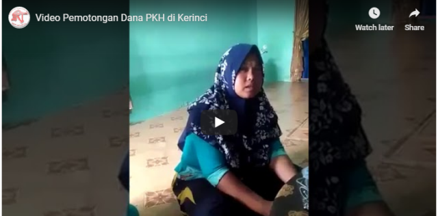 Video, Pengakuan Warga Adanya Pemotongan Bantuan PKH oleh Tomi Pendamping PKH