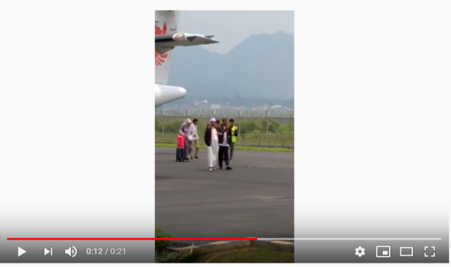 Video Ustad Abdul Somad Tiba di Bandara Depati Parbo Kerinci