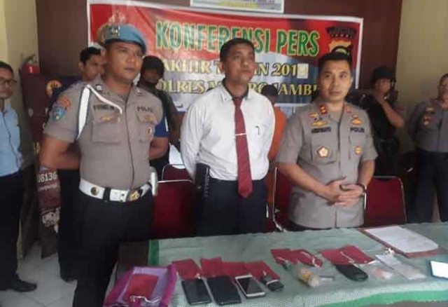 Jadi Tersangka Kasus Narkoba, Kabid Infokom Muaro Jambi Terancam 5 Tahun Penjara