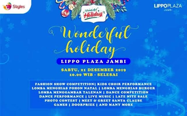 Lippo Plaza Jambi Adakan Event Wonderful Holiday