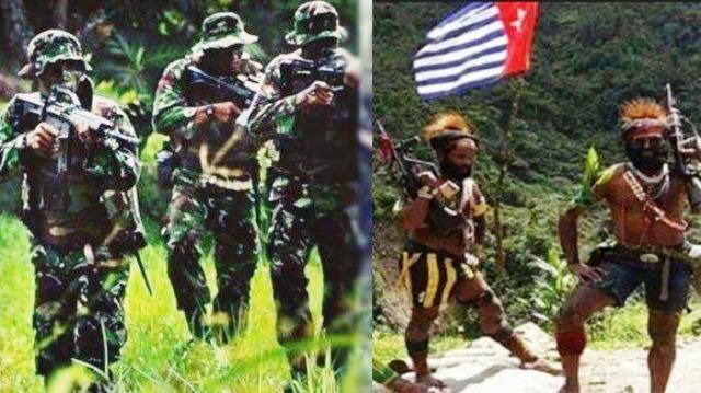 TNI Baku Tembak Dengan KKB di Papua Tewaskan Satu Anggota