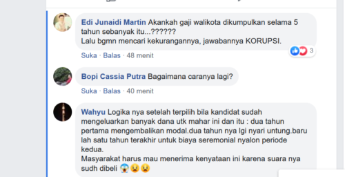 Alasan Keluarga Menolak DEJ Maju Di Pilwako 2020 Sungai Penuh, Netizen "Kami Hormat Dan Salut"
