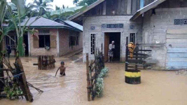 Ratusan Rumah Tiga Kecamatan di Bungo Terendam Banjir