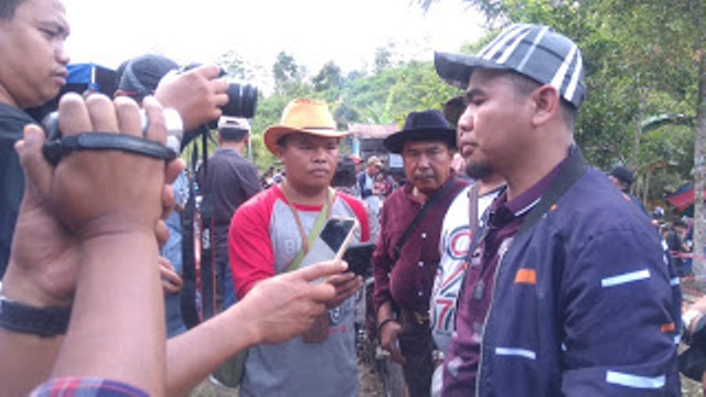 Fajran Ketua DPRD Kota Sungai Penuh Turun ke Lokasi Danau Kaco