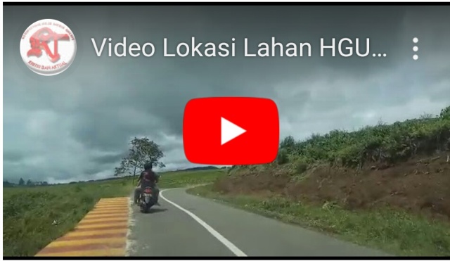 Video Lokasi Lahan HGU PTPN 6 Kayu Aro yang Disewa ke Petani