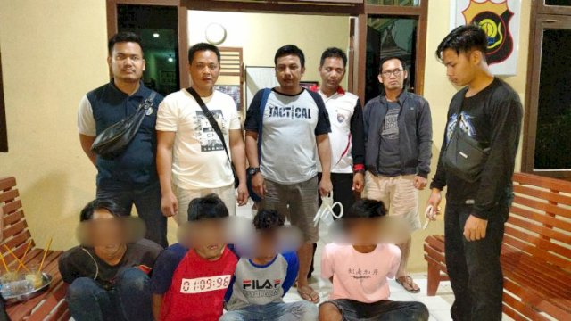 Empat Spesialis Mencuri Rumah Warga dari Tanjabbar Diamankan Polisi