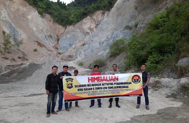 3 Lokasi Galian C Illegal di Wilayah Hukum Gunung Kerinci Ditutup