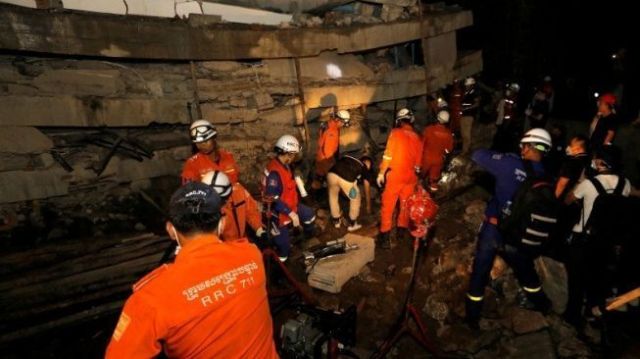 Bangunan Hotel di China Tempat Karantina Pasien Corona Ambruk