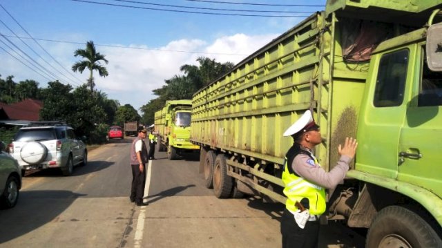 26 Kendaraan Ditilang Dalam Razia Gabungan Tanjab Timur