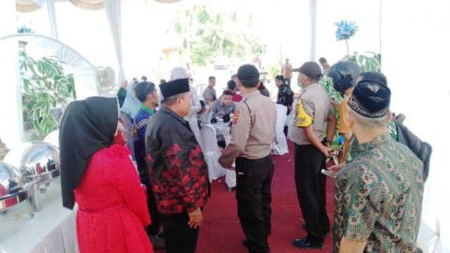 Tim Gabungan Bubarkan Resepsi Pernikahan di Bungo