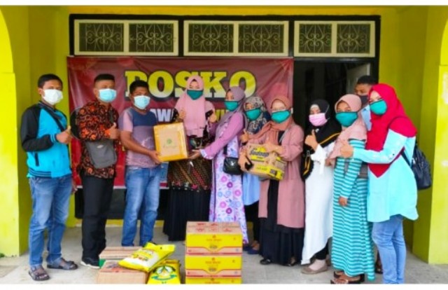 Bantuan dari Berbagai Donatur Terus Diterima Relawan Covid-19 Merangin