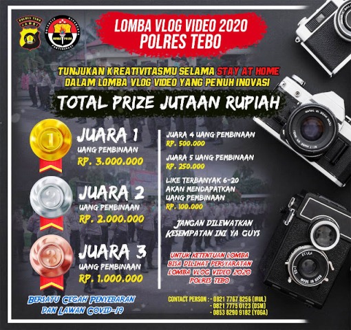 Polres Tebo Gelar Lomba Vlog Vidio