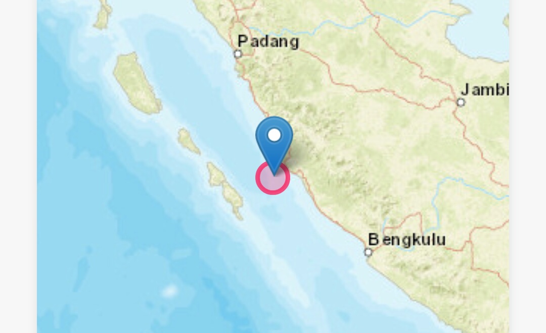 Kerinci Sungai Penuh Diguncang Gempa