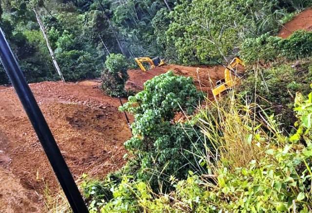 Jalan Kerinci Bangko Longsong