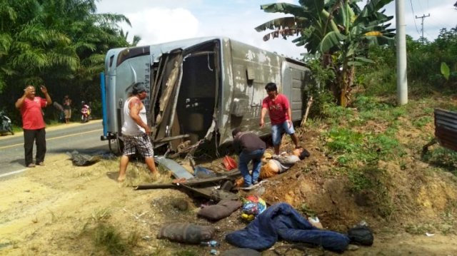 Bus RAPI Terguling di KM 46 Bukit Baling, Ini Kronologisnya